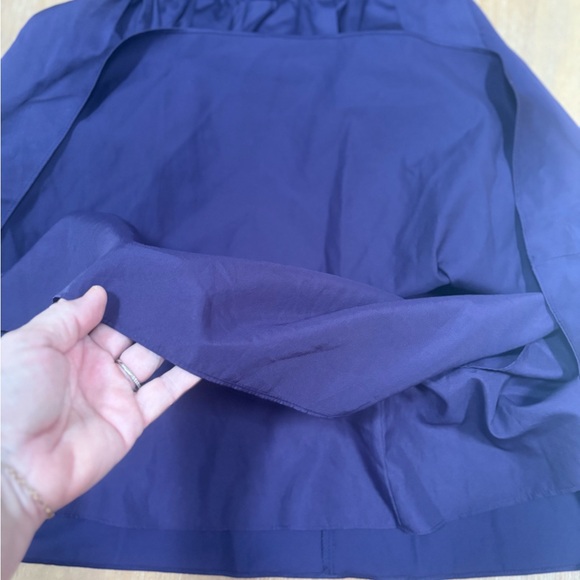 David's Bridal Strapless Dress in Rich Purple - Picture 4 of 7